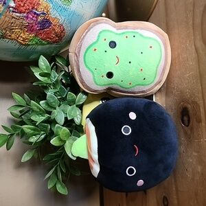 Squishmallow Avocado and Sushi